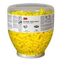 3M™ E-A-Rsoft™ Yellow Neons™ 發泡式耳塞 補充包 391-1004, 2000 副/箱