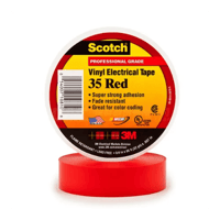 3m Scotch® 35超優質型 電氣絕緣膠帶, 多色可選, 3/4 x 66 ft