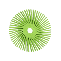 Scotch-Brite™ 精密小旋風研磨刷，PN-RB，50+，76.2 mm x 9.525 mm（3 英寸 x 3/8 英寸），TA