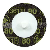 3M™ Roloc™ 快拆式研磨砂紙盤 361F 80YF, 2 in *R200P