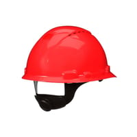 3M H-705SFR 紅色無孔安全帽