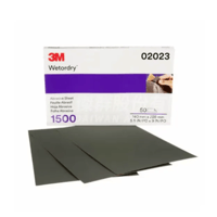 3M™ Wetordry™ 水磨砂紙 401Q,Q, 02023, 1500番