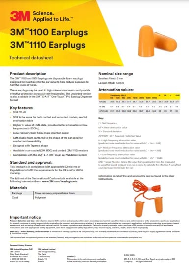 3M 1100技術資料(英文版)