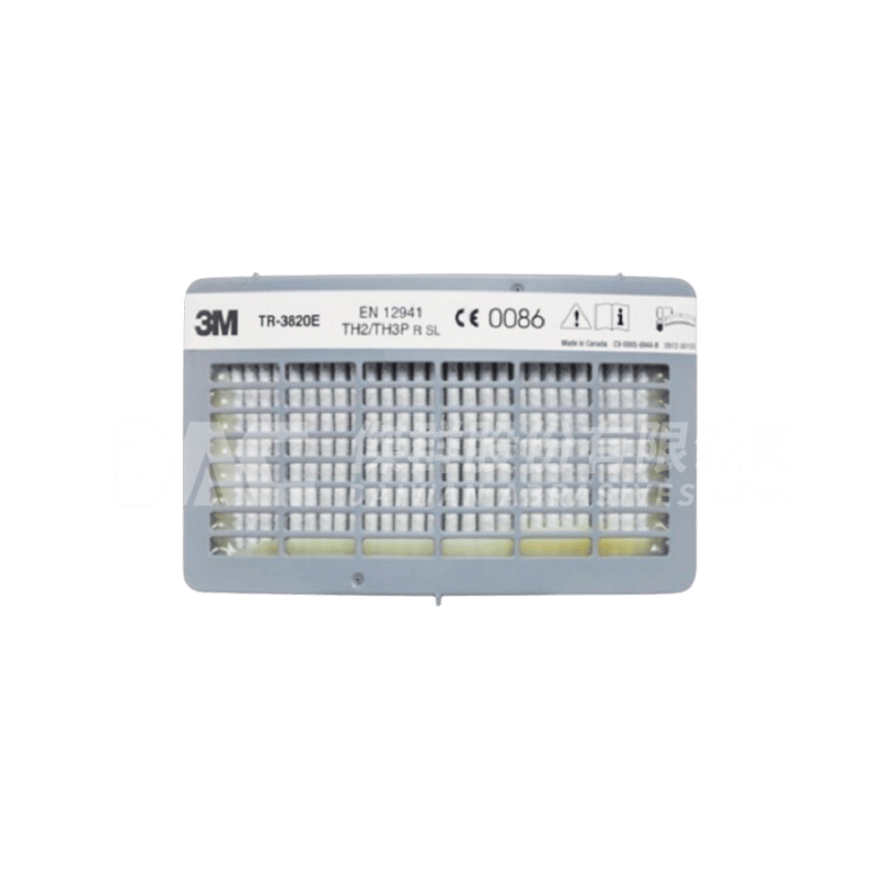 3M TR-3820E(P3)|酸性氣體&氟化物活性碳濾棉匣