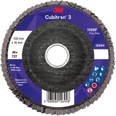 3M™ Cubitron™ 3 1169F 平面砂布輪