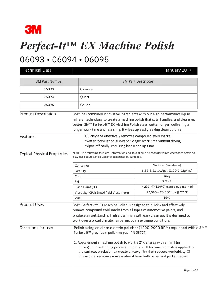 3M_06094拋光蠟_TDS(英文)