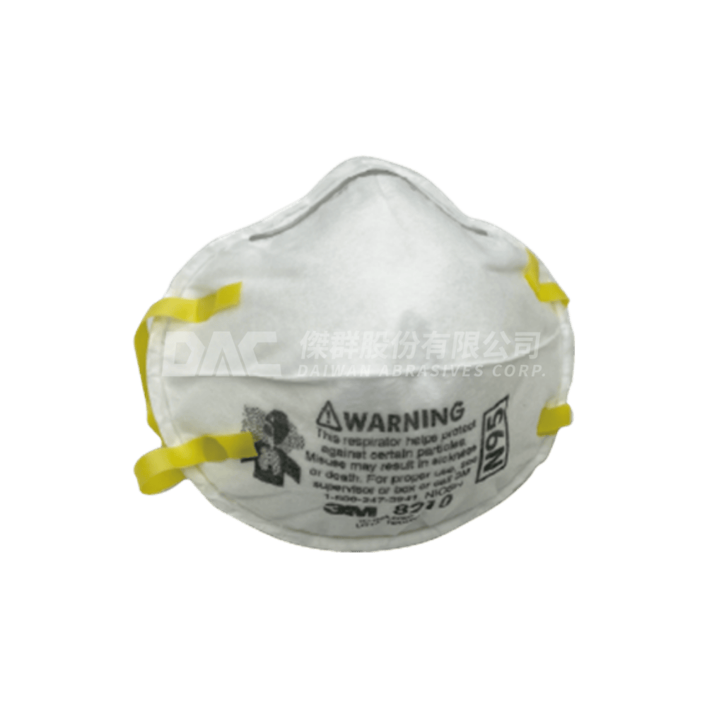 3M™ N95 拋棄式防塵口罩 8210, 20 個/盒,  8 盒/箱