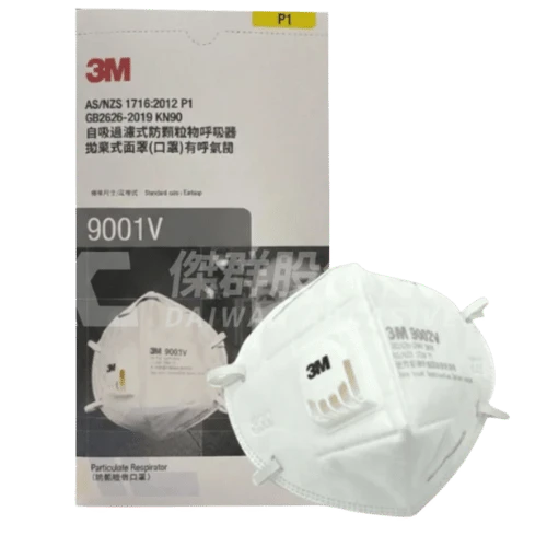 3M 9001V/9002V P1 耳掛式/頭戴拋棄式口罩