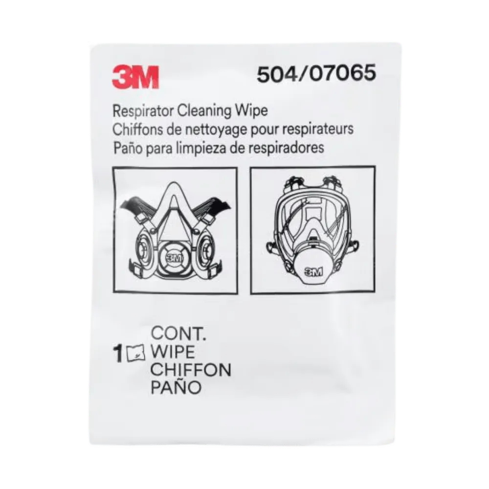 3M™ 無酒精呼吸器清潔片504/07065(AAD), 100個/盒, 500個/箱