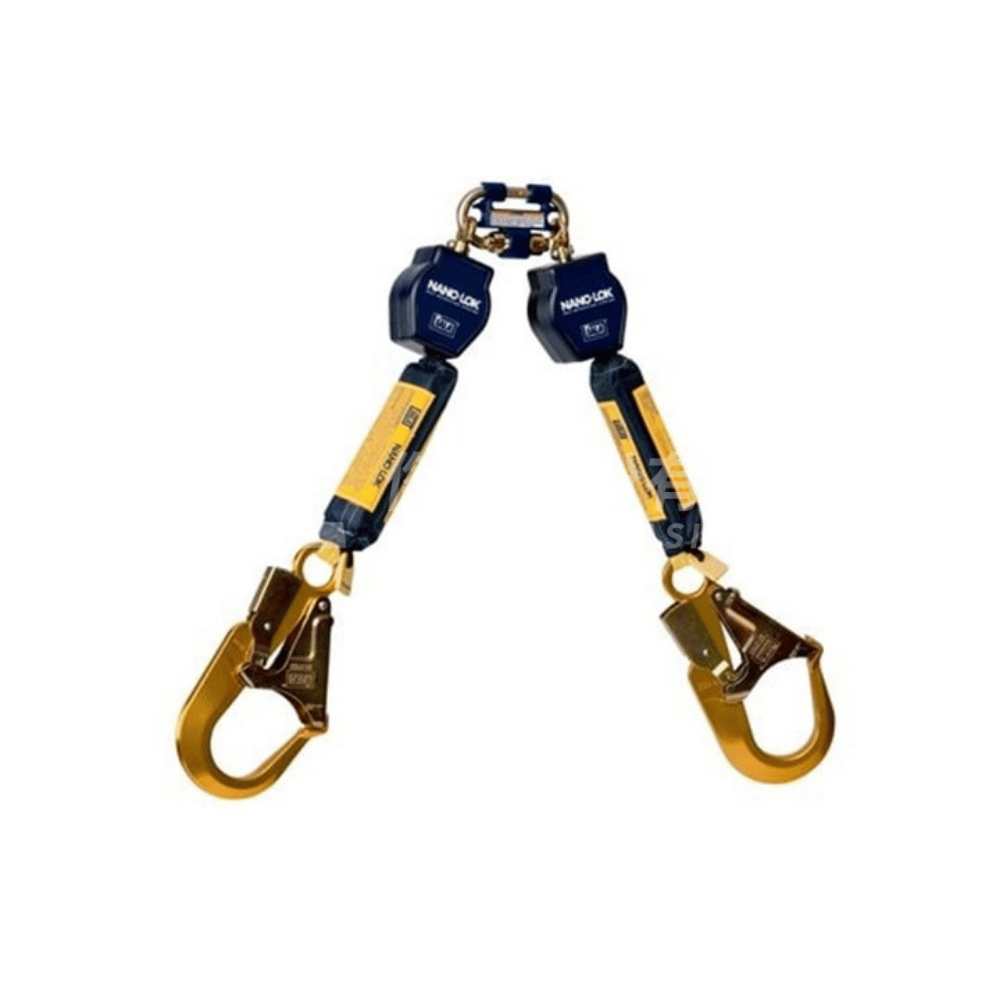 3M DBI-SALA Nano-Lok 雙腿回縮救生索 3101277【鋁合金大掛鉤】