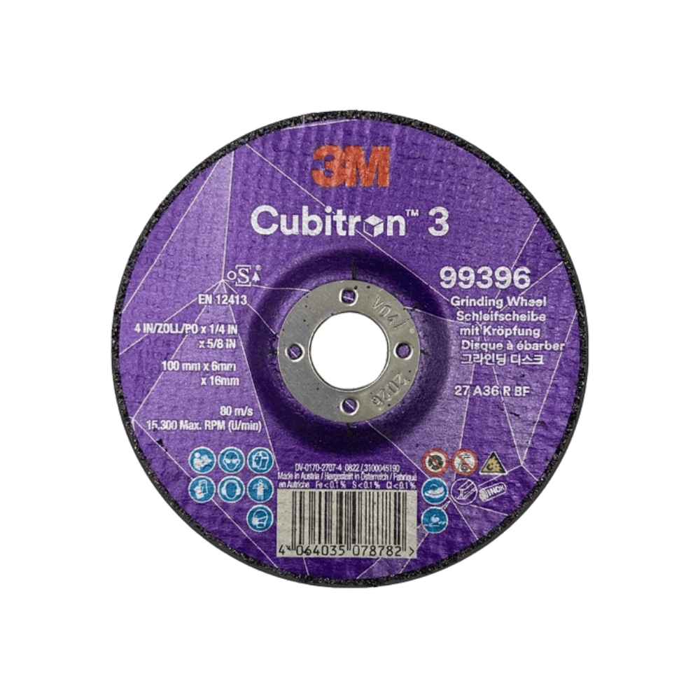 3M™ Cubitron™ 3 DCGW, 重切削研磨砂輪片