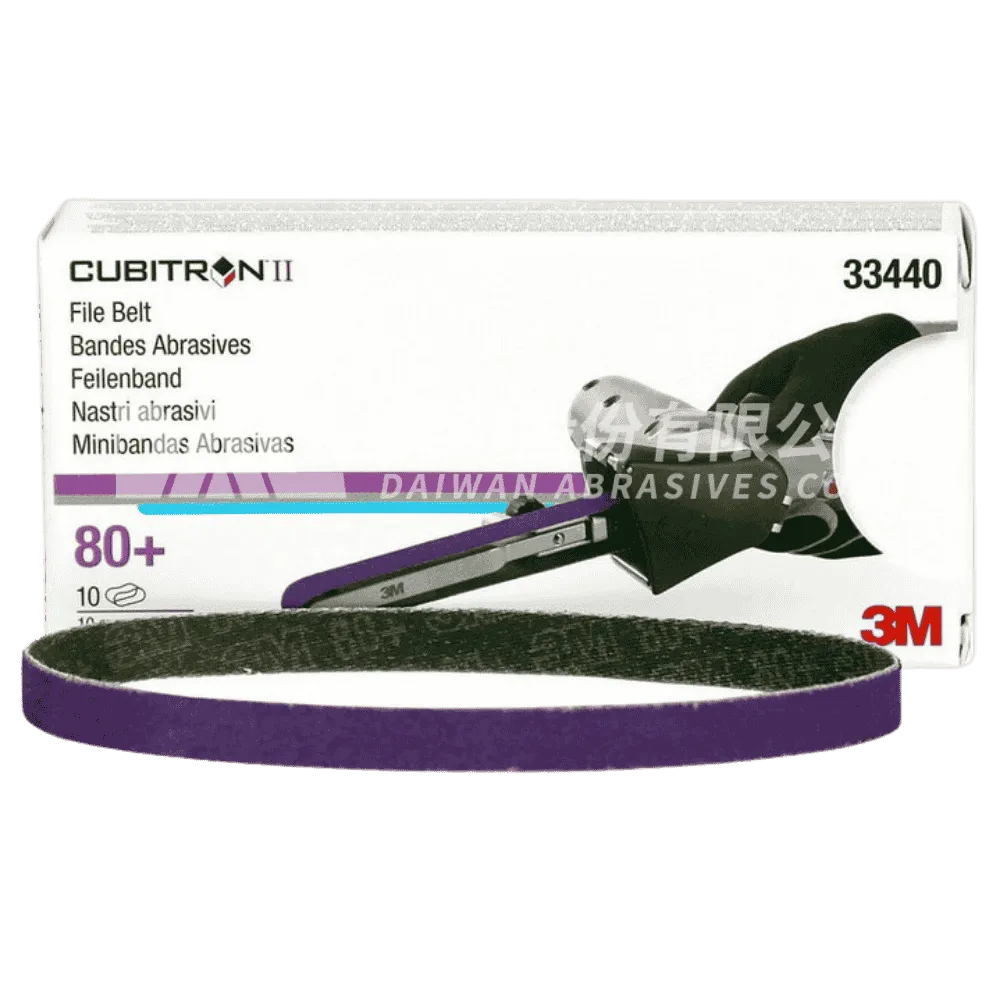 3M ™ Cubitron™ II 陶瓷研磨小環帶 33440