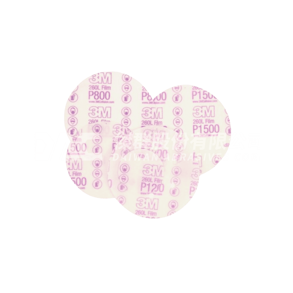 3M™ Hookit™ 精密乾磨砂紙260L,00969