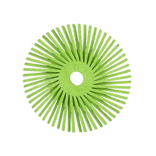 Scotch-Brite™ 精密小旋風研磨刷，PN-RB，50+，76.2 mm x 9.525 mm（3 英寸 x 3/8 英寸），TA