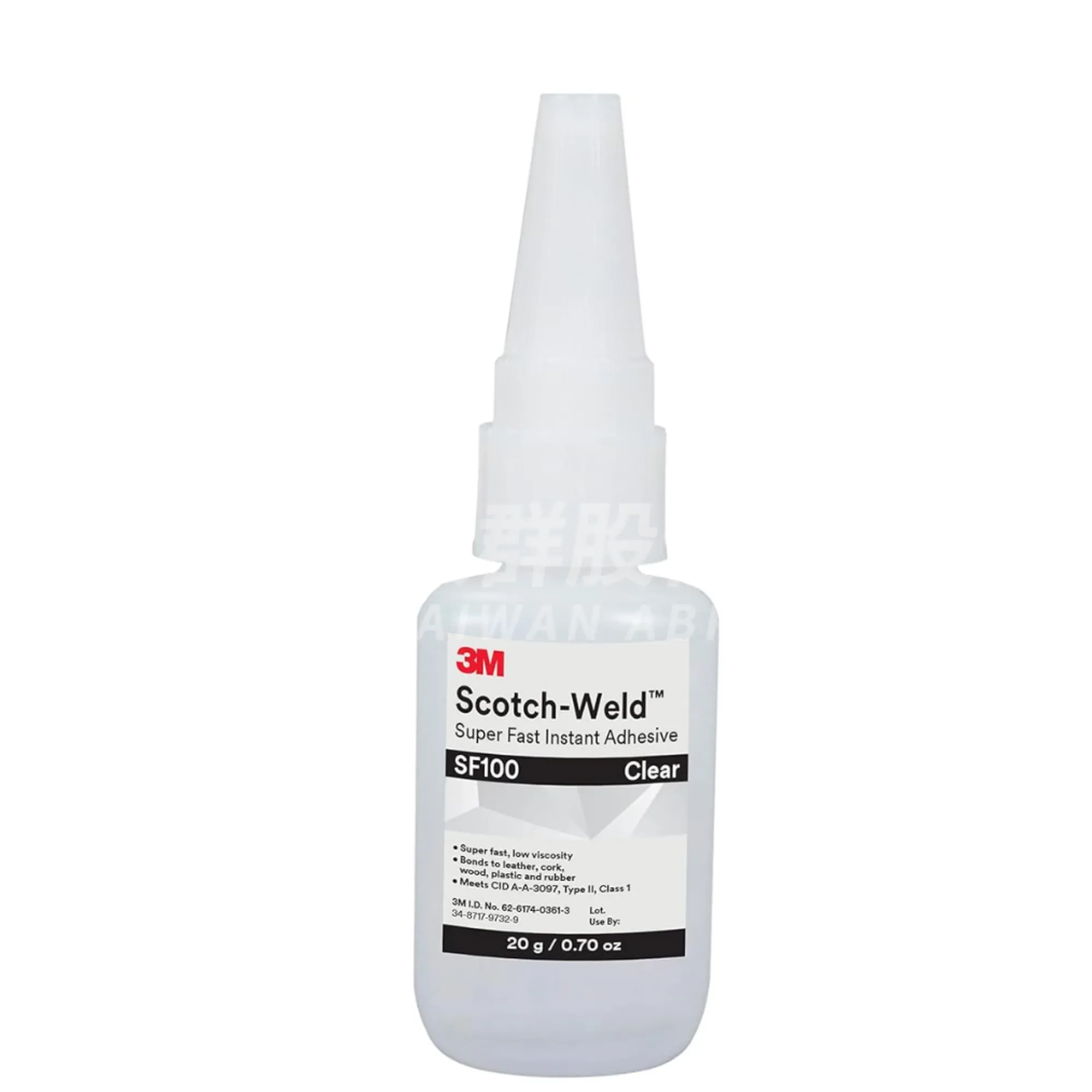 3M™ Scotch-Weld™ 瞬間接著劑 SF100,20 g