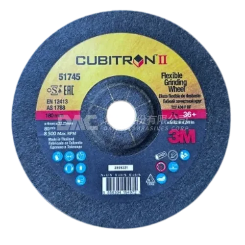 3M™ Cubitron™ II 可彎曲研磨砂輪片-51745