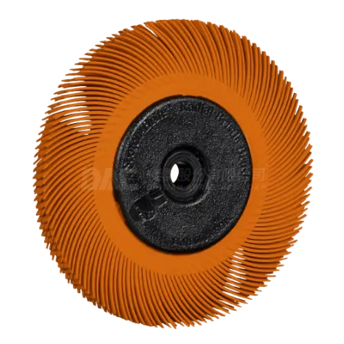 Scotch-Brite™ 精密小旋風研磨刷，PN-RB，80+，193.675 毫米 x 25.4 毫米 x 31.75 毫米（7-5/8x1x1-1/4 英寸）TC ，帶法蘭，2 件/箱